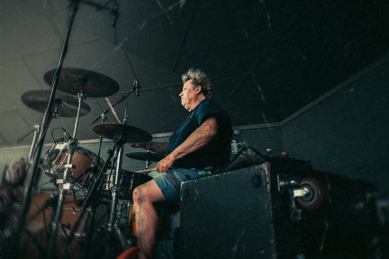 Lineman at dusk photography