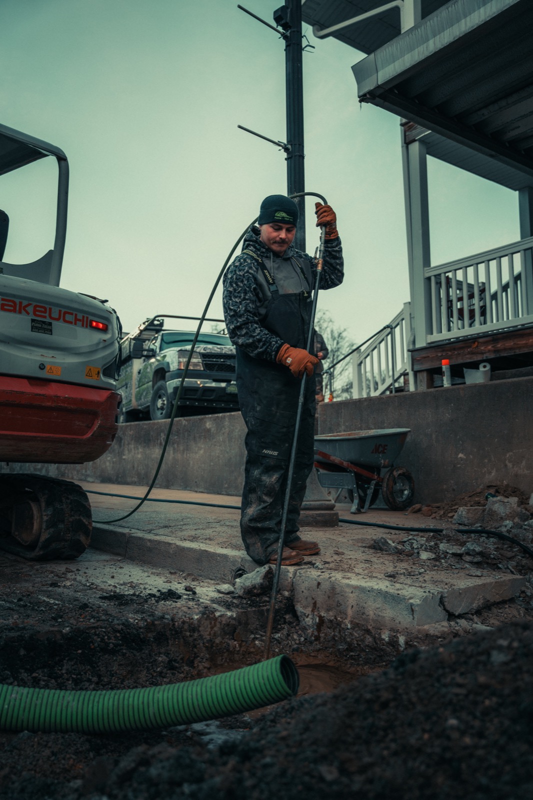 Industrial worker photography